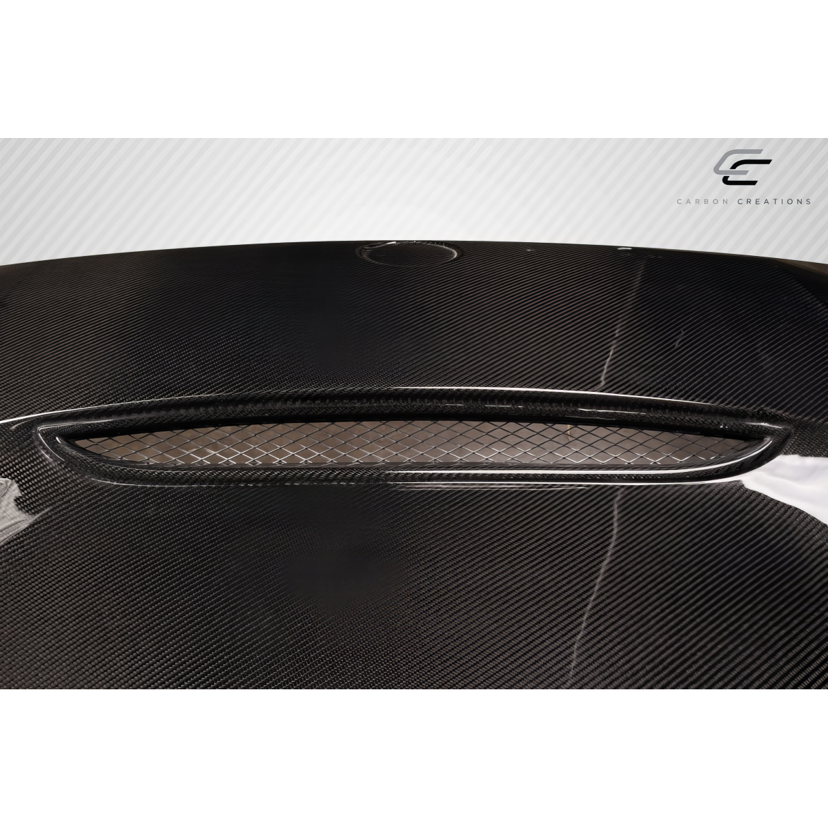 Modify your BMW 3-Series 2019 with our Exterior/Hoods - Top down view of carbon fiber hood element