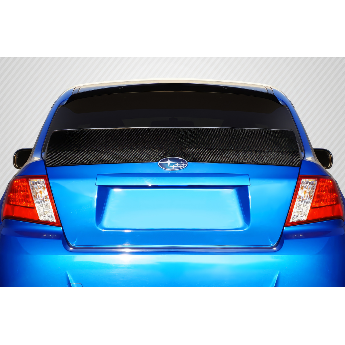 Modify your Subaru Impreza 2008 with our Exterior/Wings - Viewed from rear at a slightly angled perspective