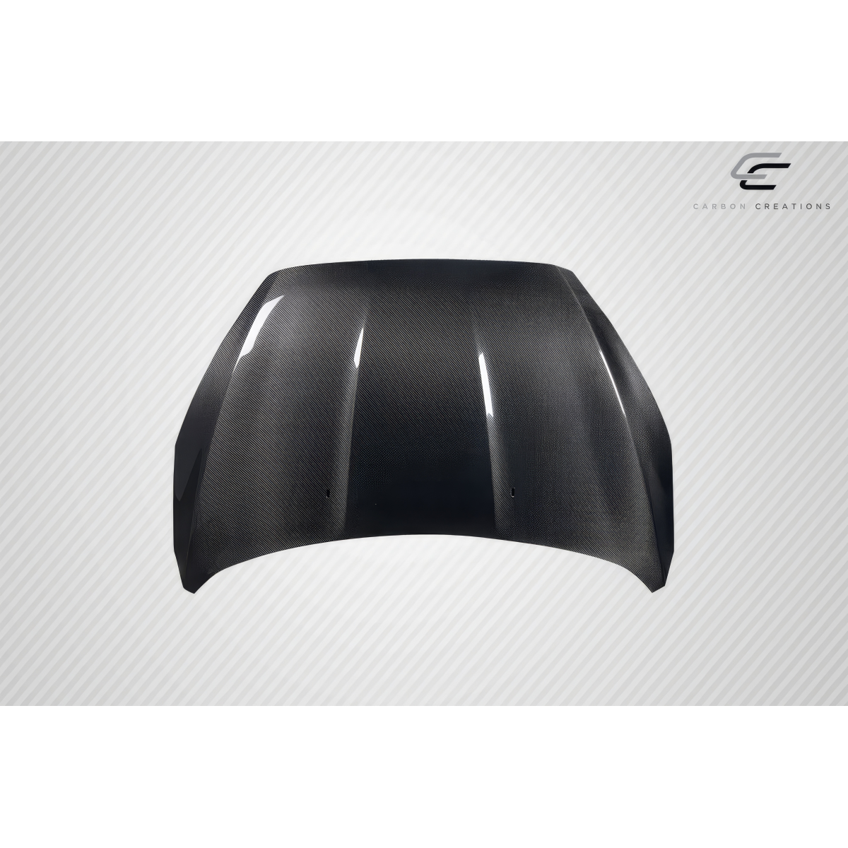 Modify your Ford Focus 2015 with our Exterior/Hoods - Front view of the carbon fiber hood