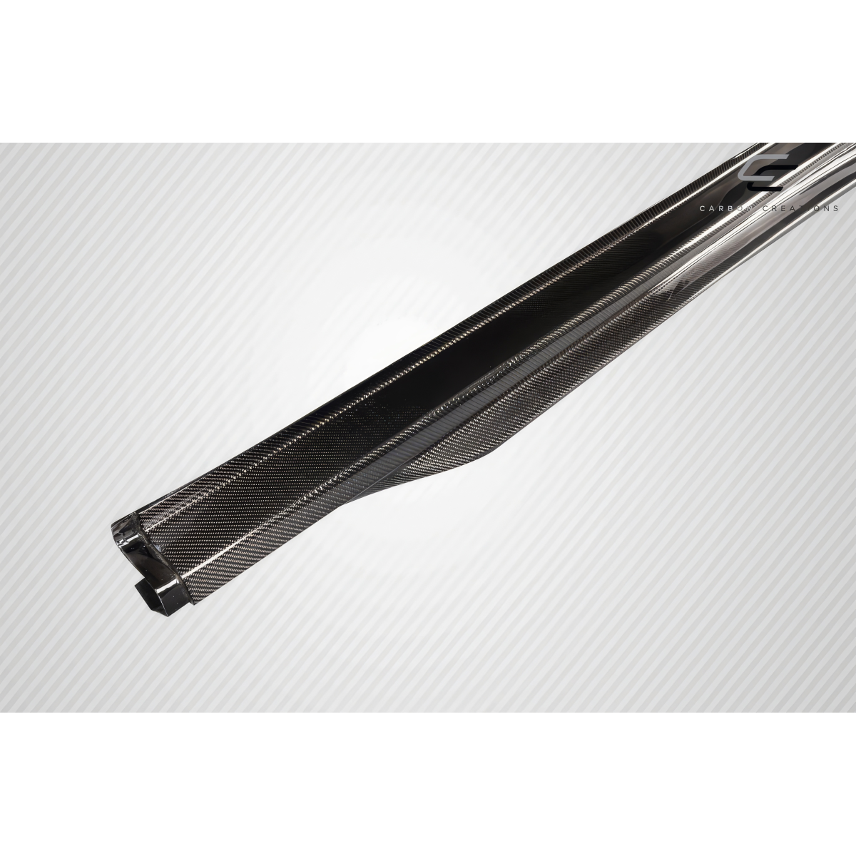 Modify your Subaru Impreza 2015 with our Exterior/Side Skirts - Side view of carbon fiber side skirt part