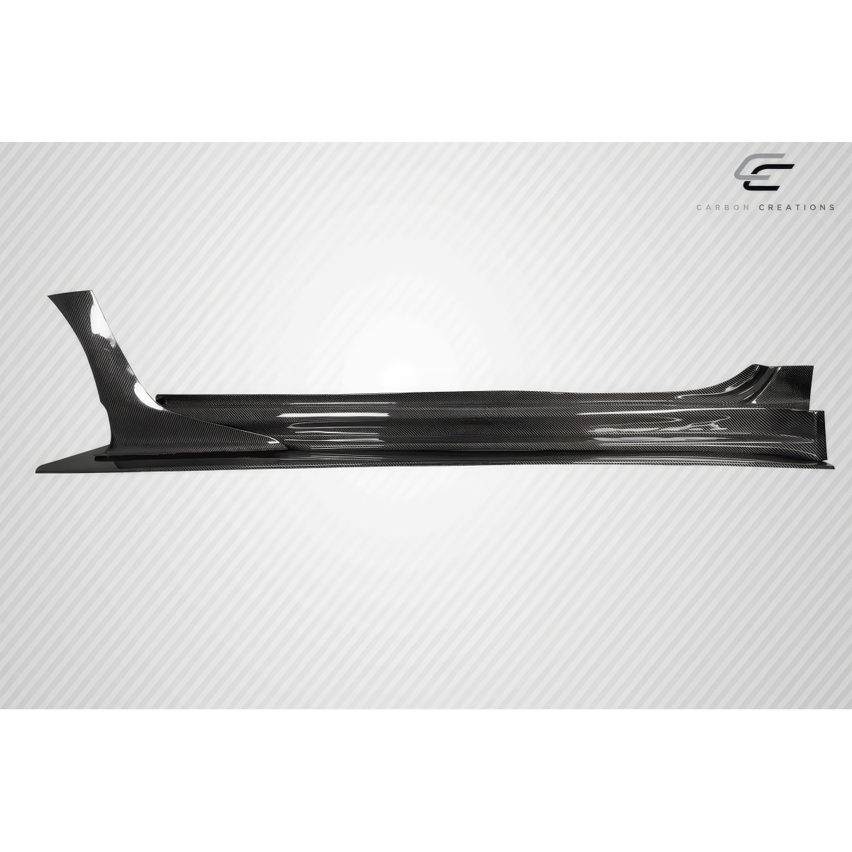 Modify your Subaru Impreza 2015 with our Exterior/Side Skirts - Side view showing angle of side skirt attachment