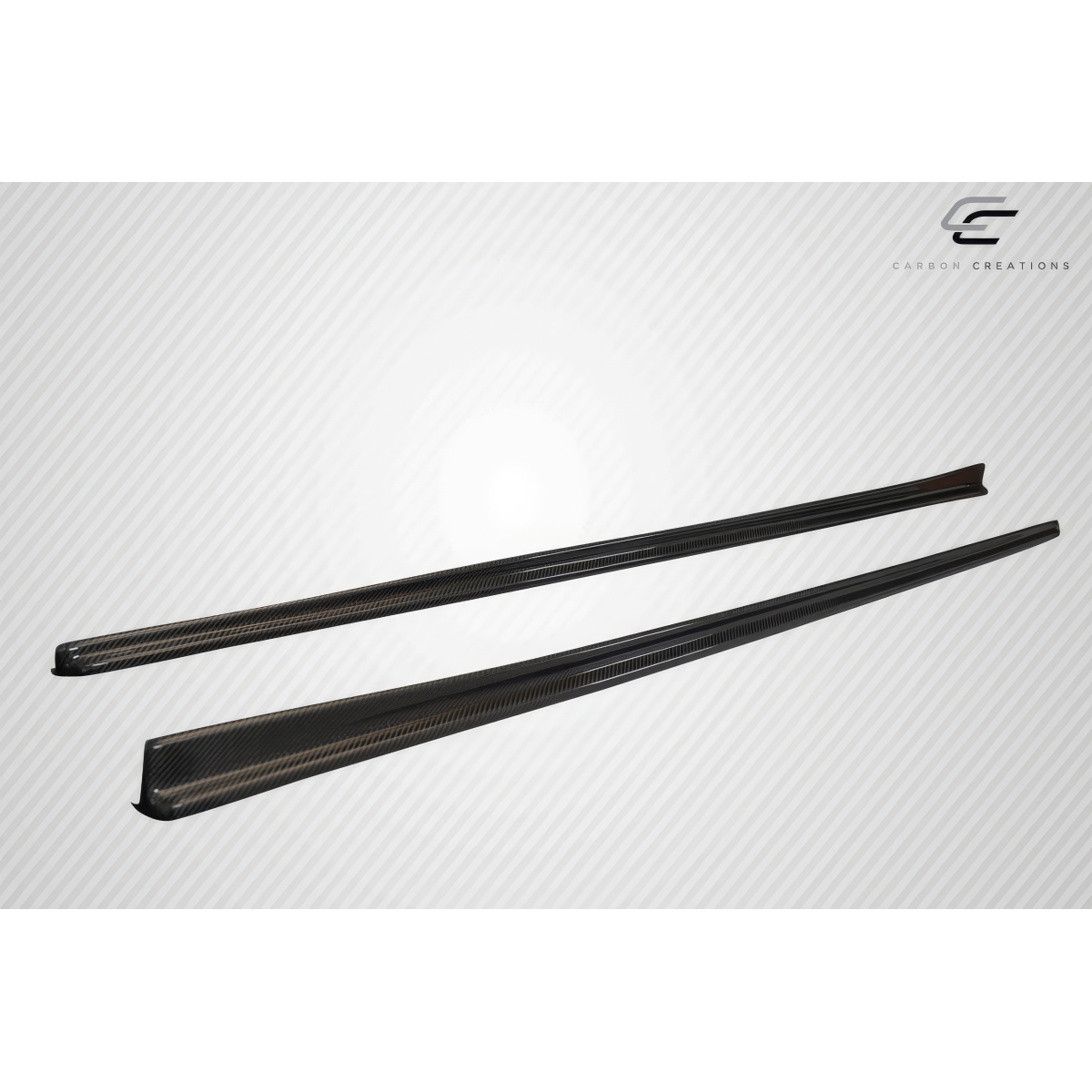 Modify your BMW 2-Series 2014 with our Exterior/Other Exterior - Side view of carbon fiber side skirt splitters