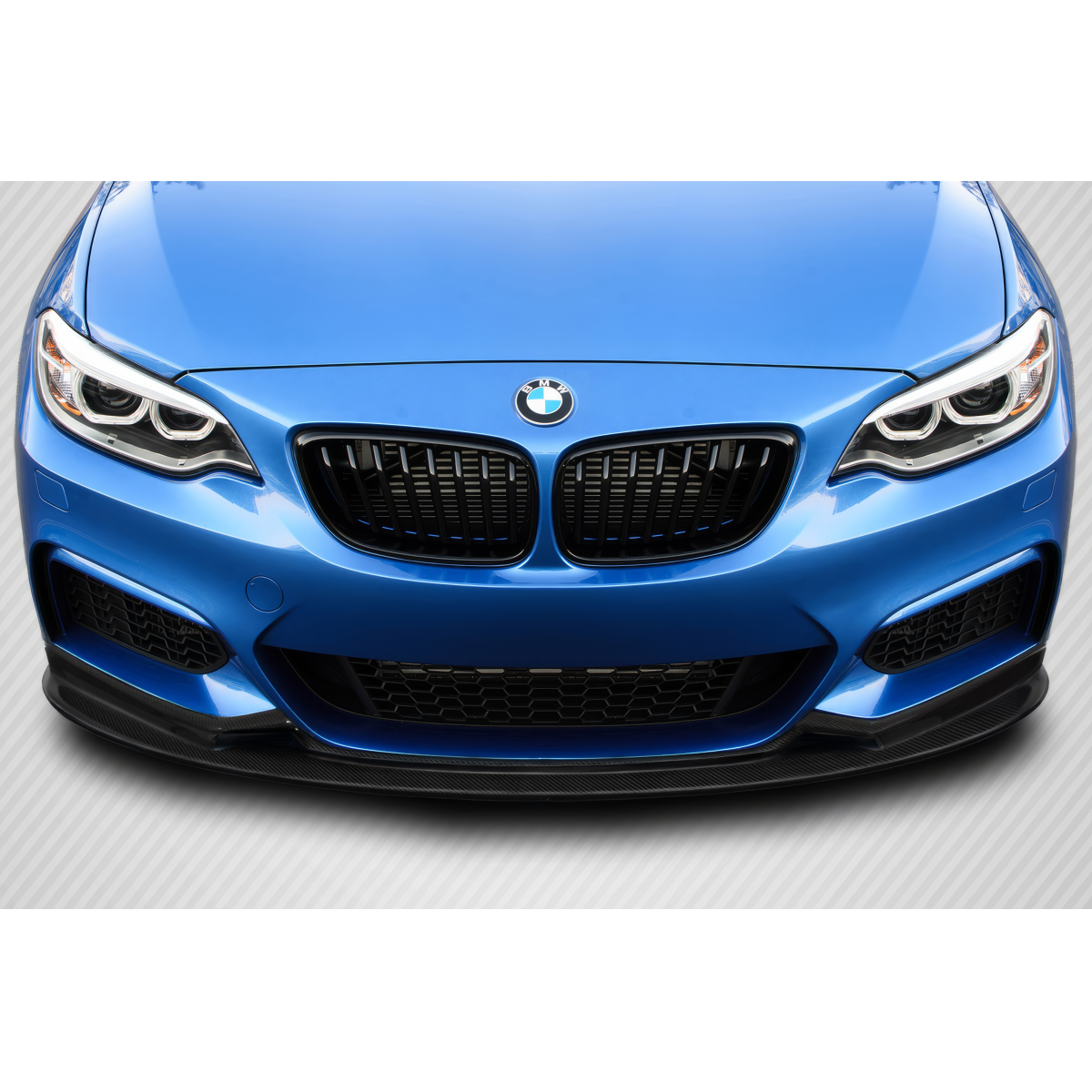 Modify your BMW 2-Series 2014 with our Exterior/Front Bumpers or Lips - Front view angle of the BMW 2 Series