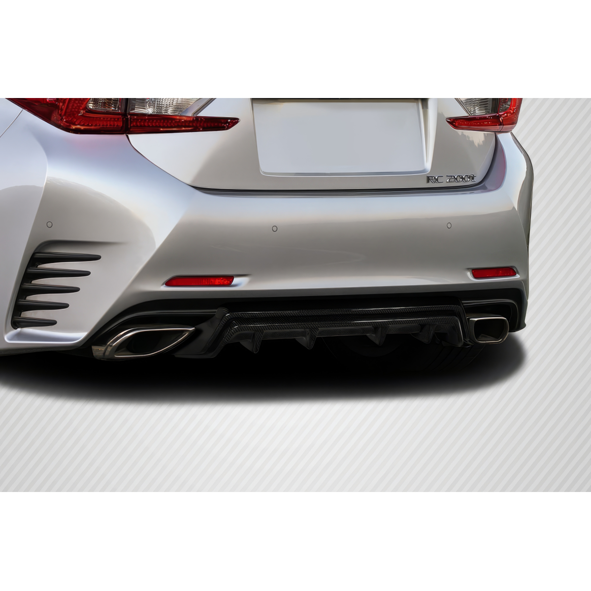 Modify your Lexus RC 2015 with our Exterior/Diffusers - View of rear diffuser from a low angle