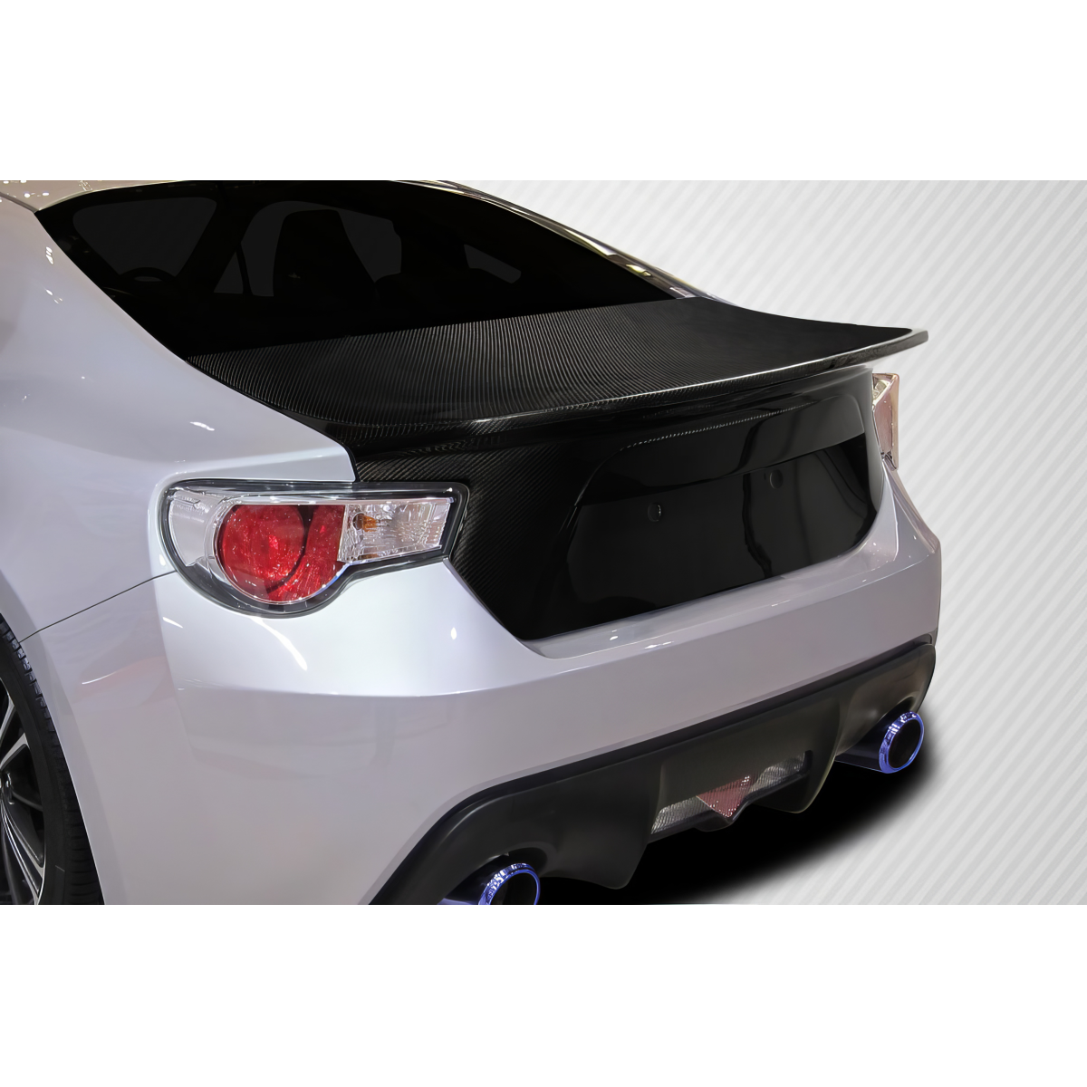 Modify your Subaru BRZ 2013 with our Exterior/Trunks - Viewed from slightly above rear angle