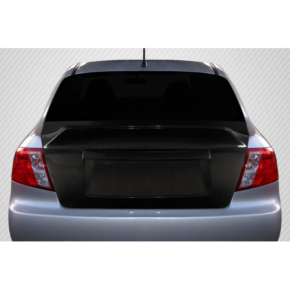 Modify your Subaru Impreza 2008 with our Exterior/Trunks - Rear view of vehicle at a slight angle