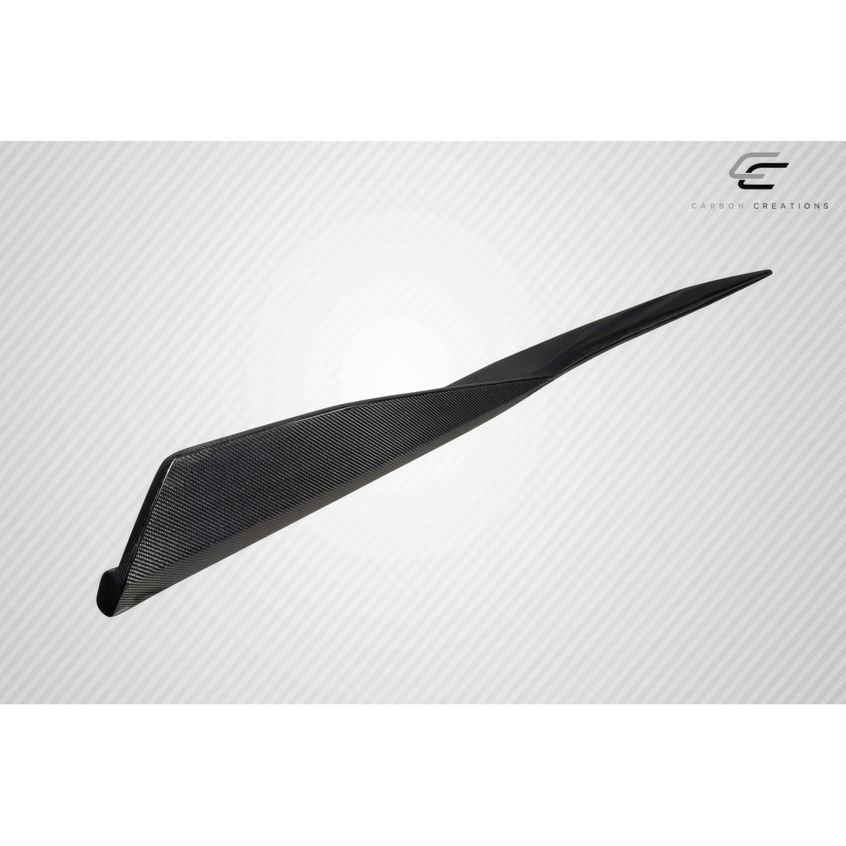 Modify your Chevrolet Corvette 2020 with our Exterior/Side Skirts - Angled view showing sleek aerodynamic design