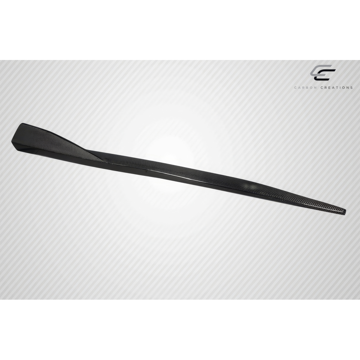 Modify your Chevrolet Corvette 2020 with our Exterior/Side Skirts - Side view of a long slim car part