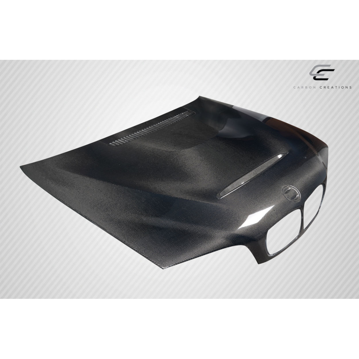 Modify your BMW 3-Series 2000 with our Exterior/Hoods - Front view angled slightly left