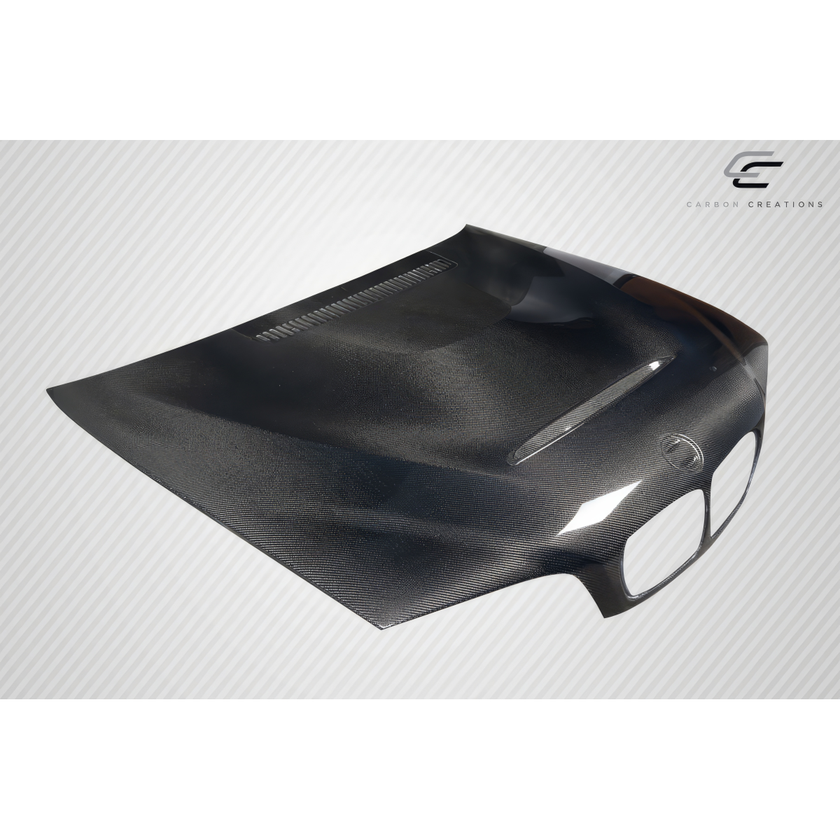 Modify your BMW 3-Series 2000 with our Exterior/Hoods - Part viewed from a slight top angle