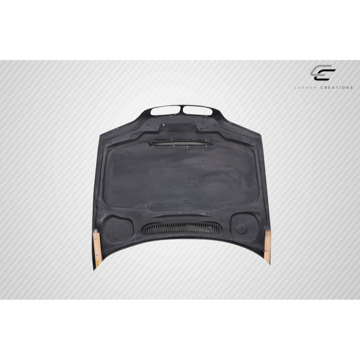 Modify your BMW 3-Series 2000 with our Exterior/Hoods - The part is viewed from above horizontally