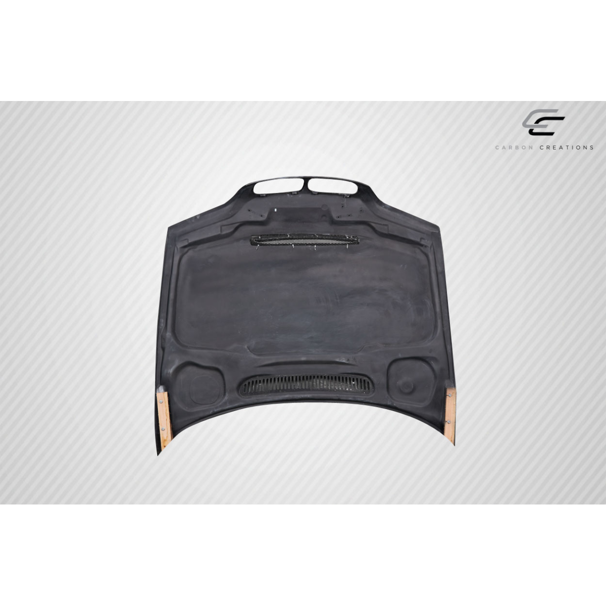 Modify your BMW 3-Series 2000 with our Exterior/Hoods - Viewed from the top at a slight angle