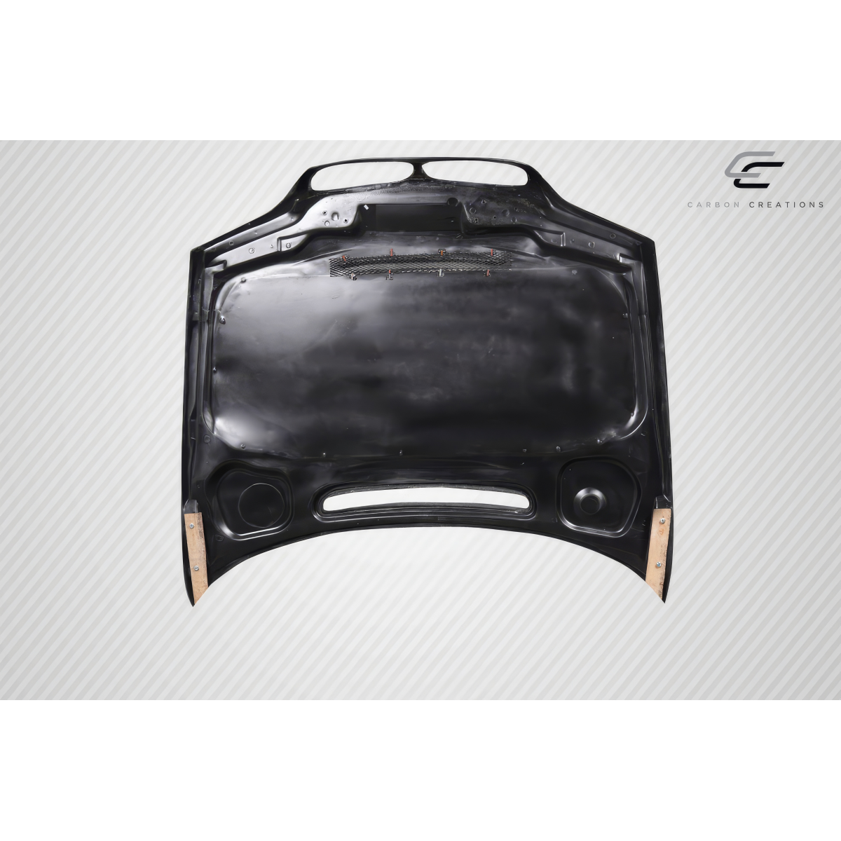 Modify your BMW 3-Series 2002 with our Exterior/Hoods - Image seen from above at a slight angle