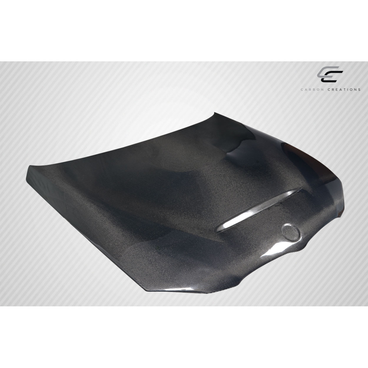 Modify your BMW 3-Series 2007 with our Exterior/Hoods - Angle shows hood facing slightly upward