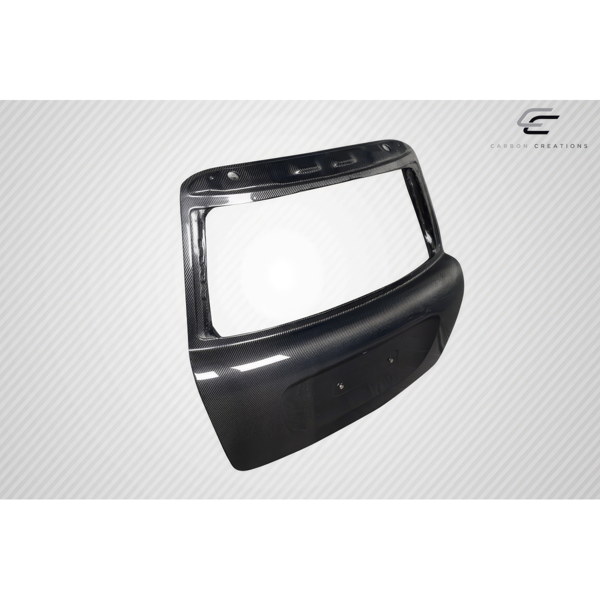 Modify your Mini Cooper 2007 with our Exterior/Trunks - Part seen from a straight on front angle
