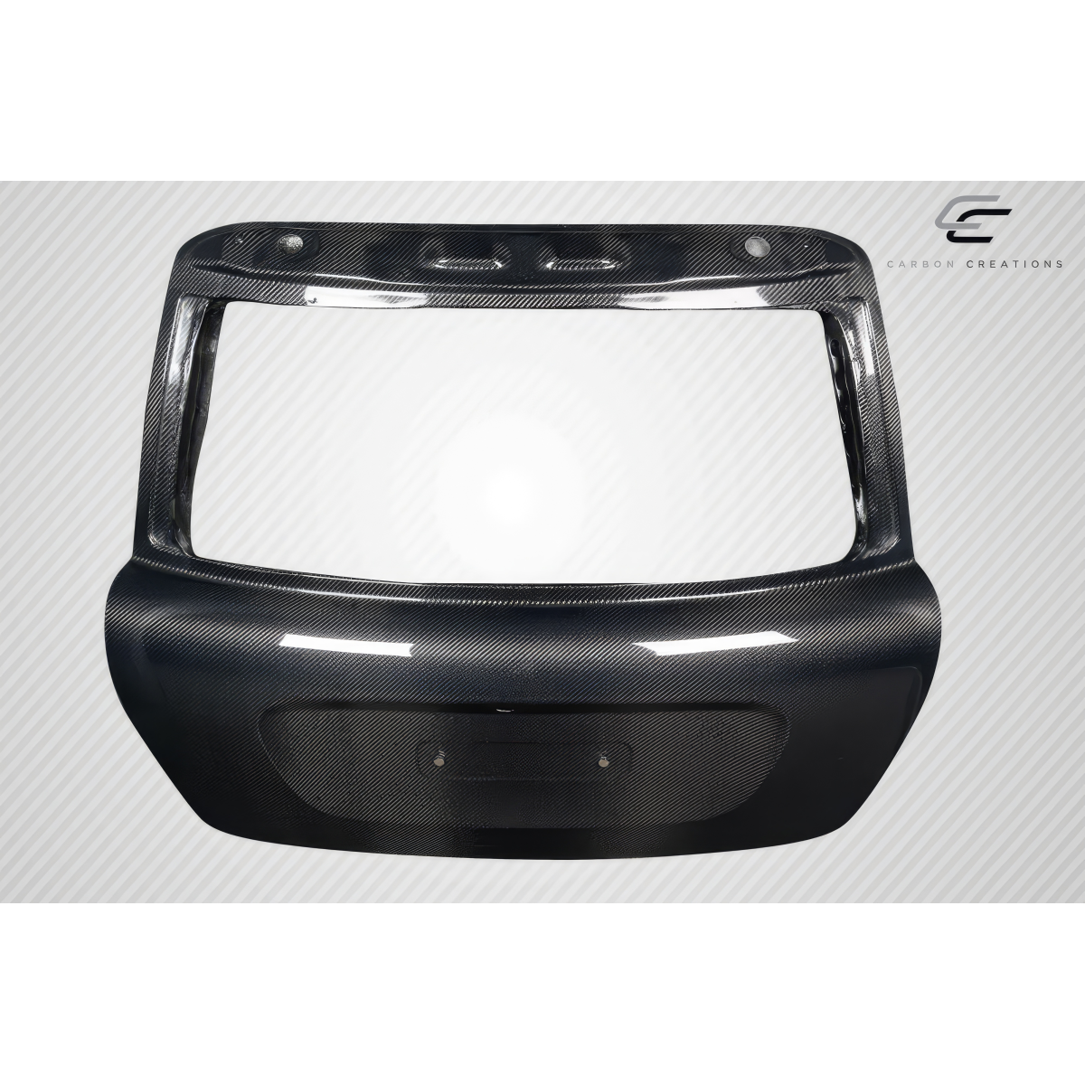 Modify your Mini Cooper 2007 with our Exterior/Trunks - The part is viewed from the front angle