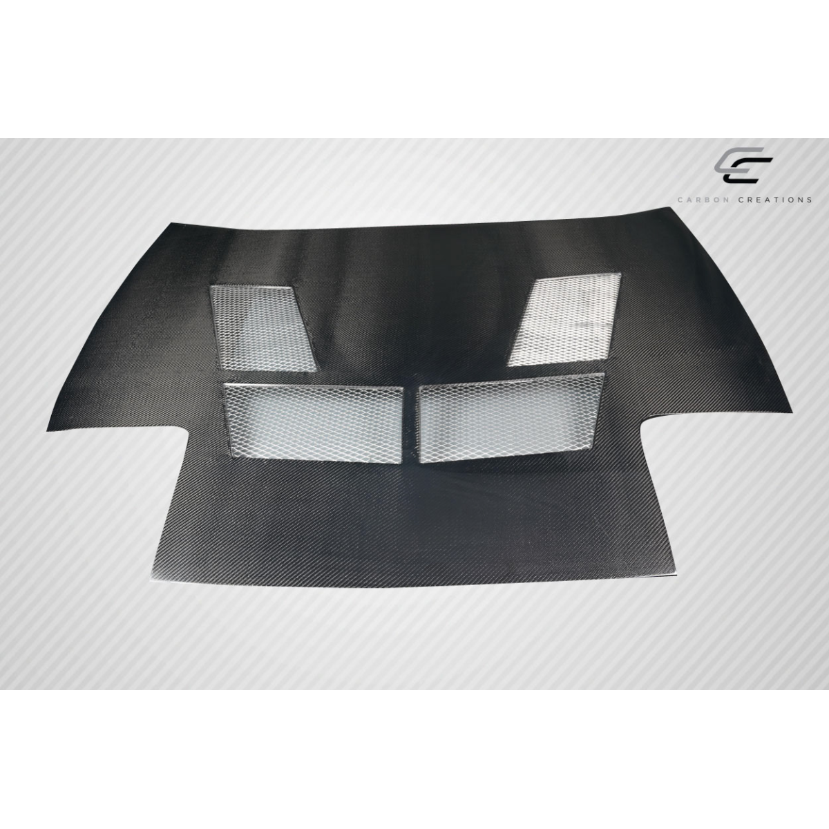 Modify your Mazda Miata 1990 with our Exterior/Hoods - Image shows a top view of the car hood