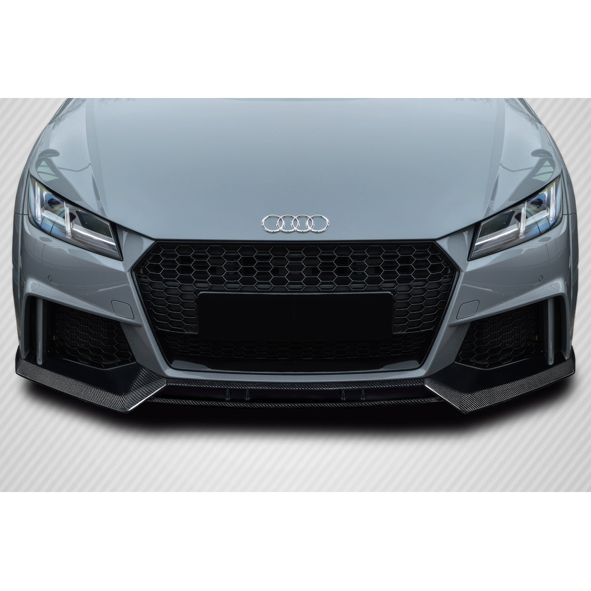 Modify your Audi TT 2016 with our Exterior/Front Bumpers or Lips - Front view of the Audi TT RS at eye level