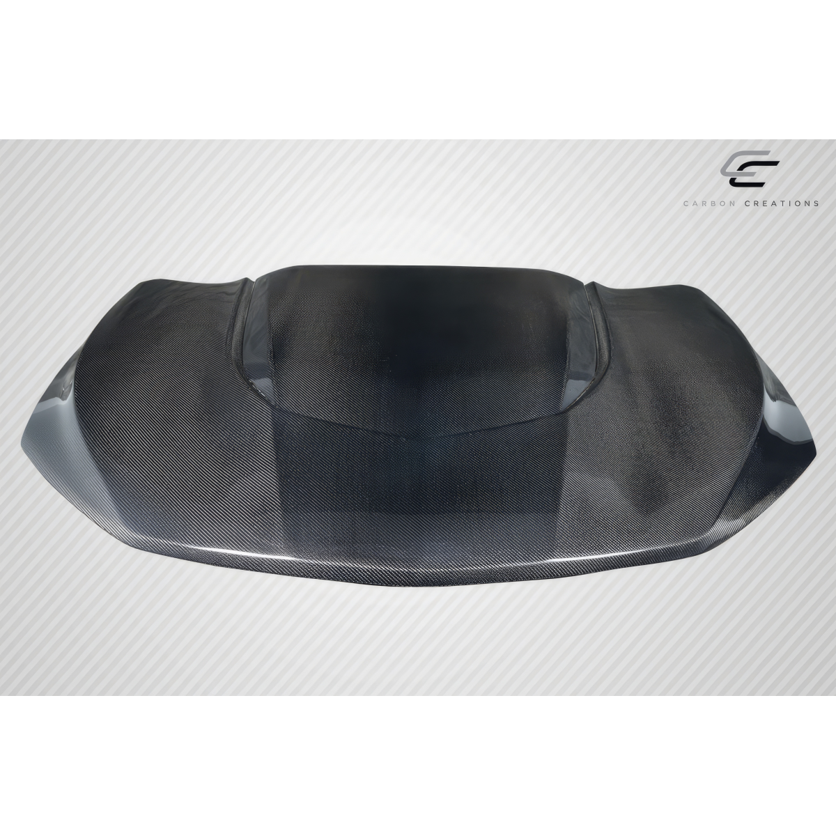 Modify your Chevrolet Blazer 2019 with our Exterior/Hoods - Top down view showcasing the carbon fiber hood