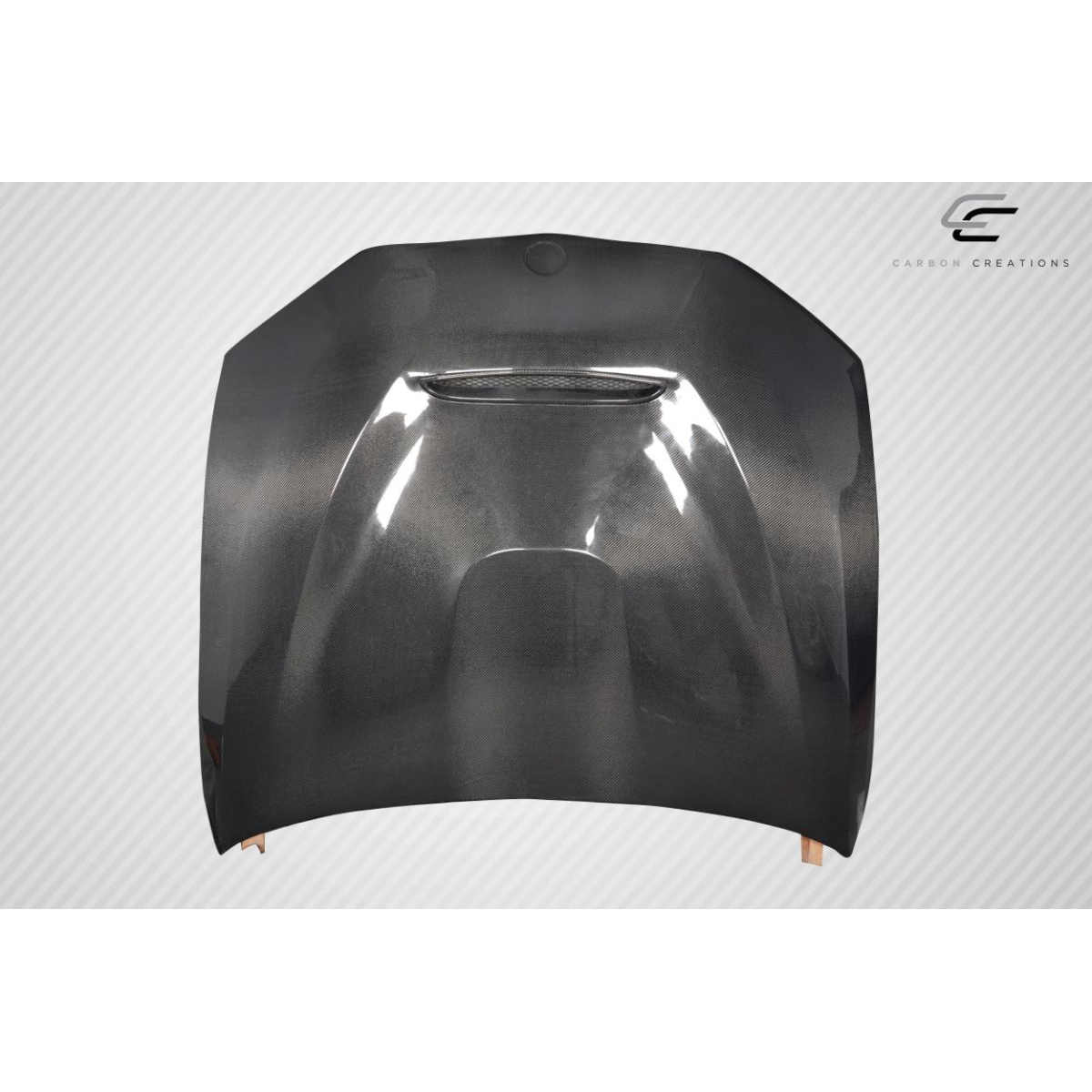 Modify your BMW 5-Series 2011 with our Exterior/Hoods - The image shows the hood from a top view