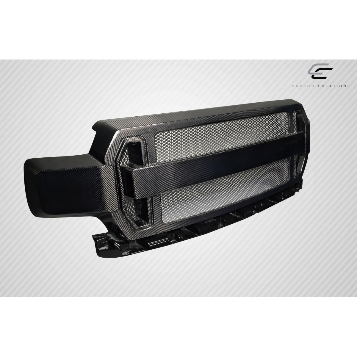 Modify your Ford F-150 2018 with our Exterior/Grilles - The part is shown from a slight side angle