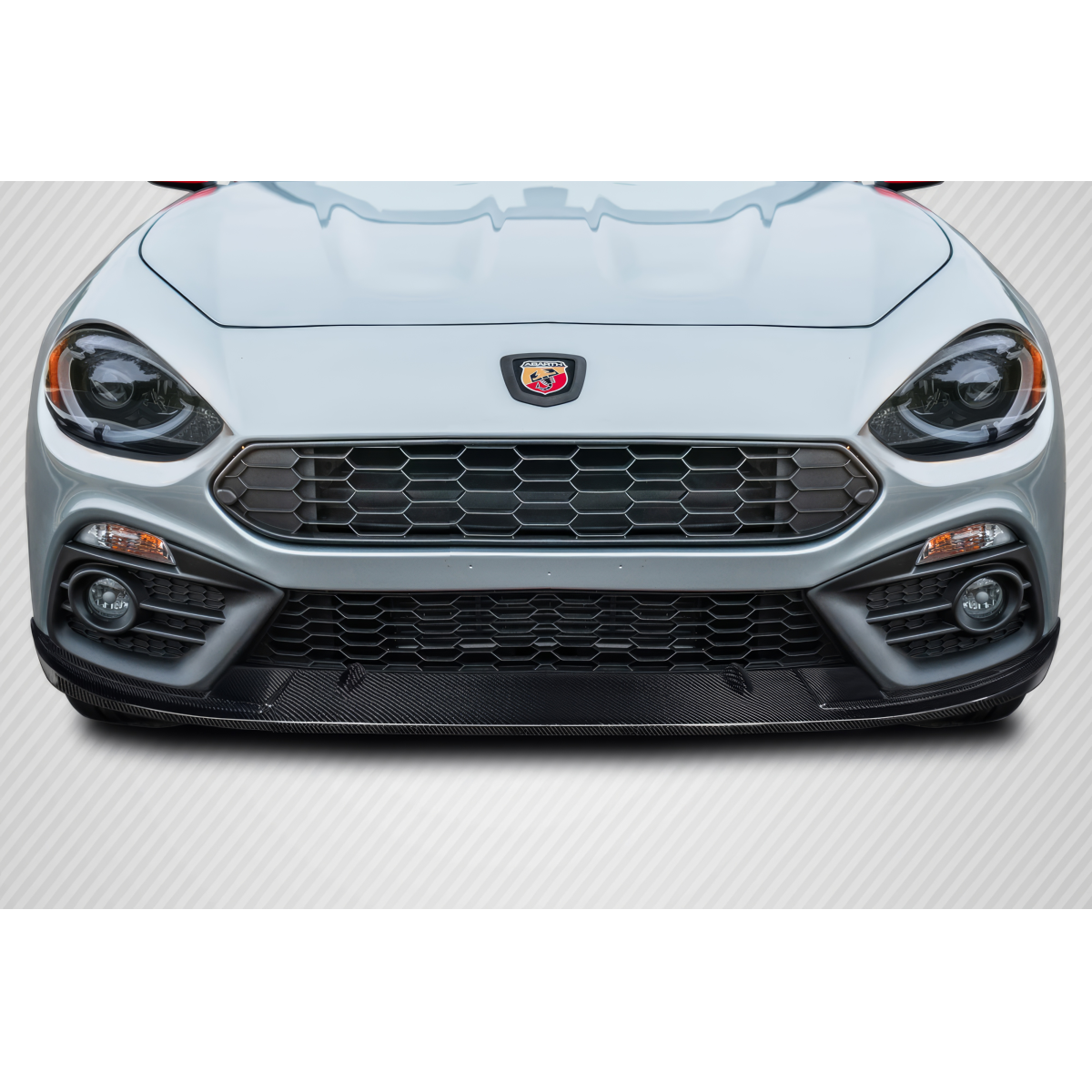 Modify your Fiat 124 Spider 2017 with our Exterior/Front Bumpers or Lips - Front view of the car part at a straight angle