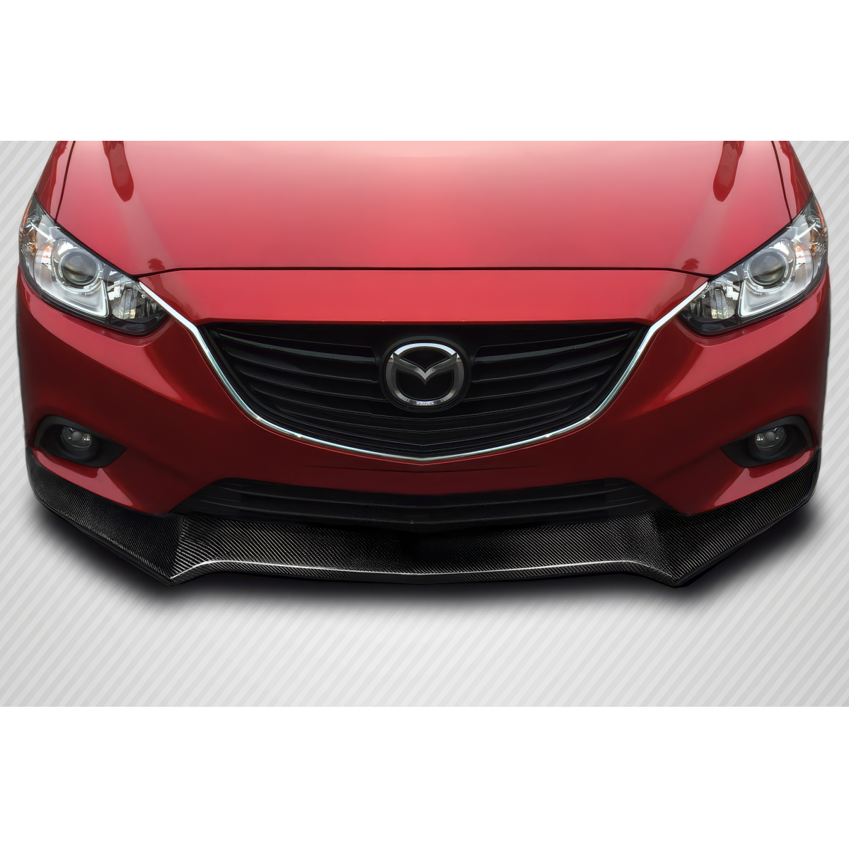 Modify your Mazda 6 2014 with our Exterior/Front Bumpers or Lips - Front view highlighting the front lip spoiler