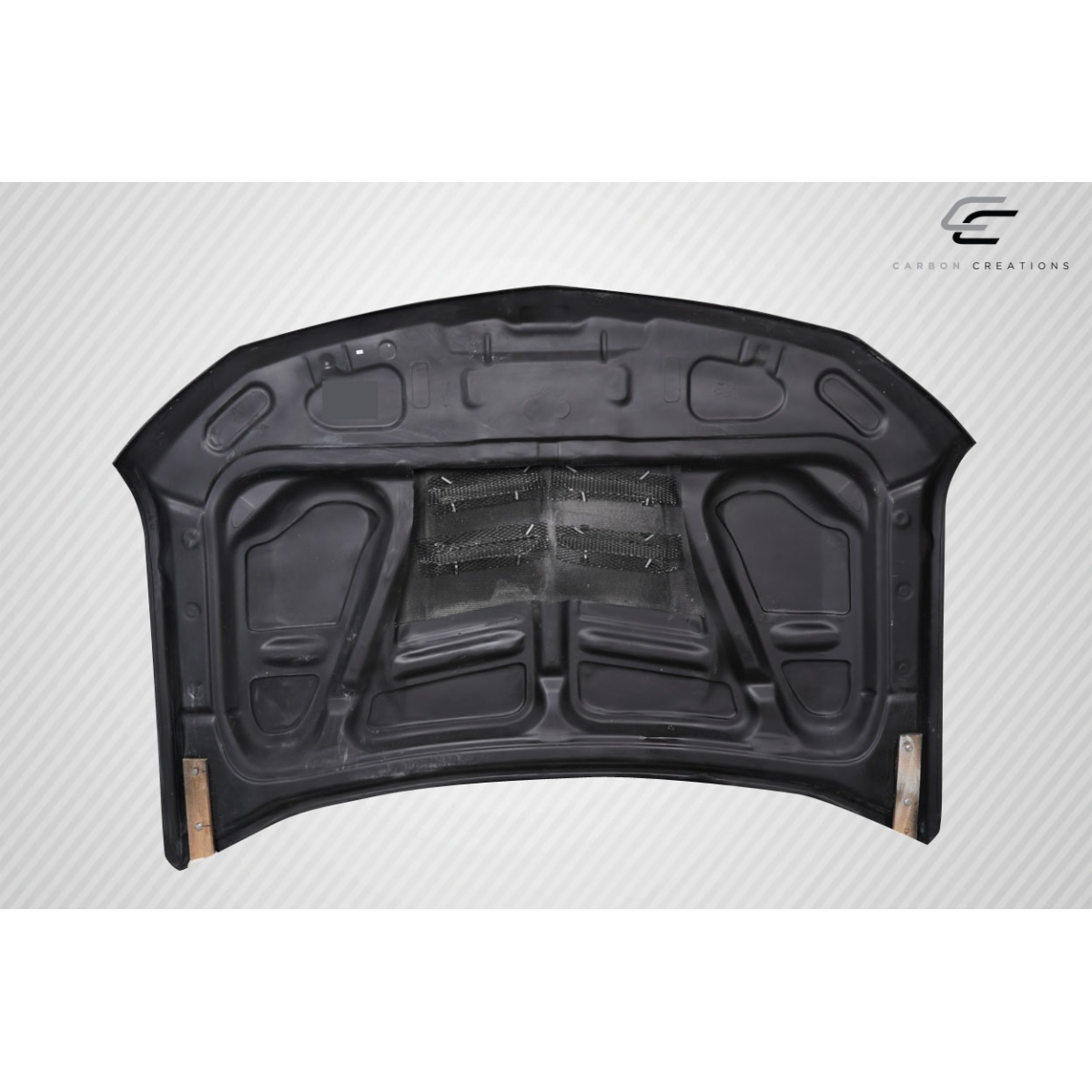 Modify your Chevrolet Silverado 1500 2019 with our Exterior/Hoods - Image shows part from a top-down angle