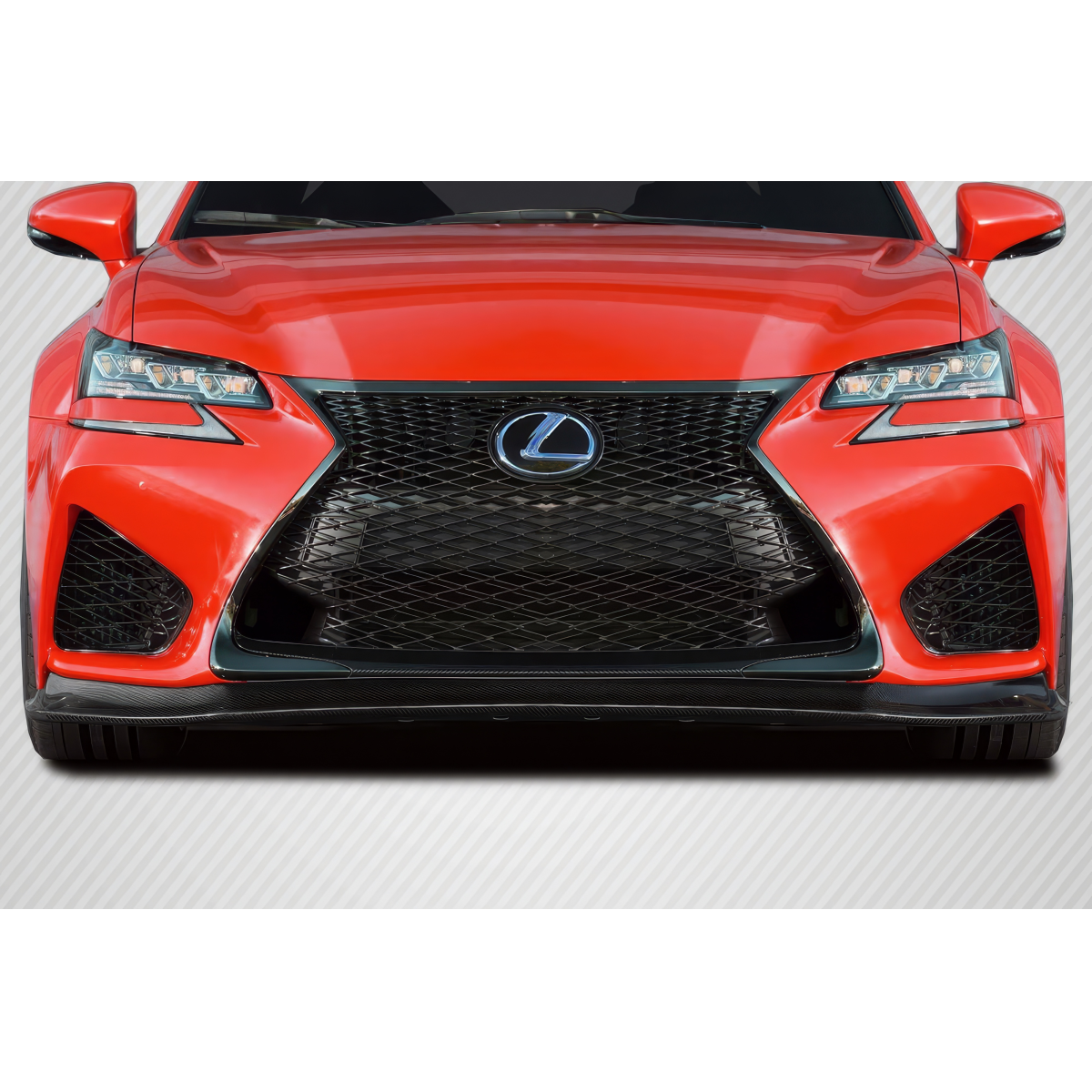 Modify your Lexus GS Series 2016 with our Exterior/Front Bumpers or Lips - Front view of the vehicle at eye level