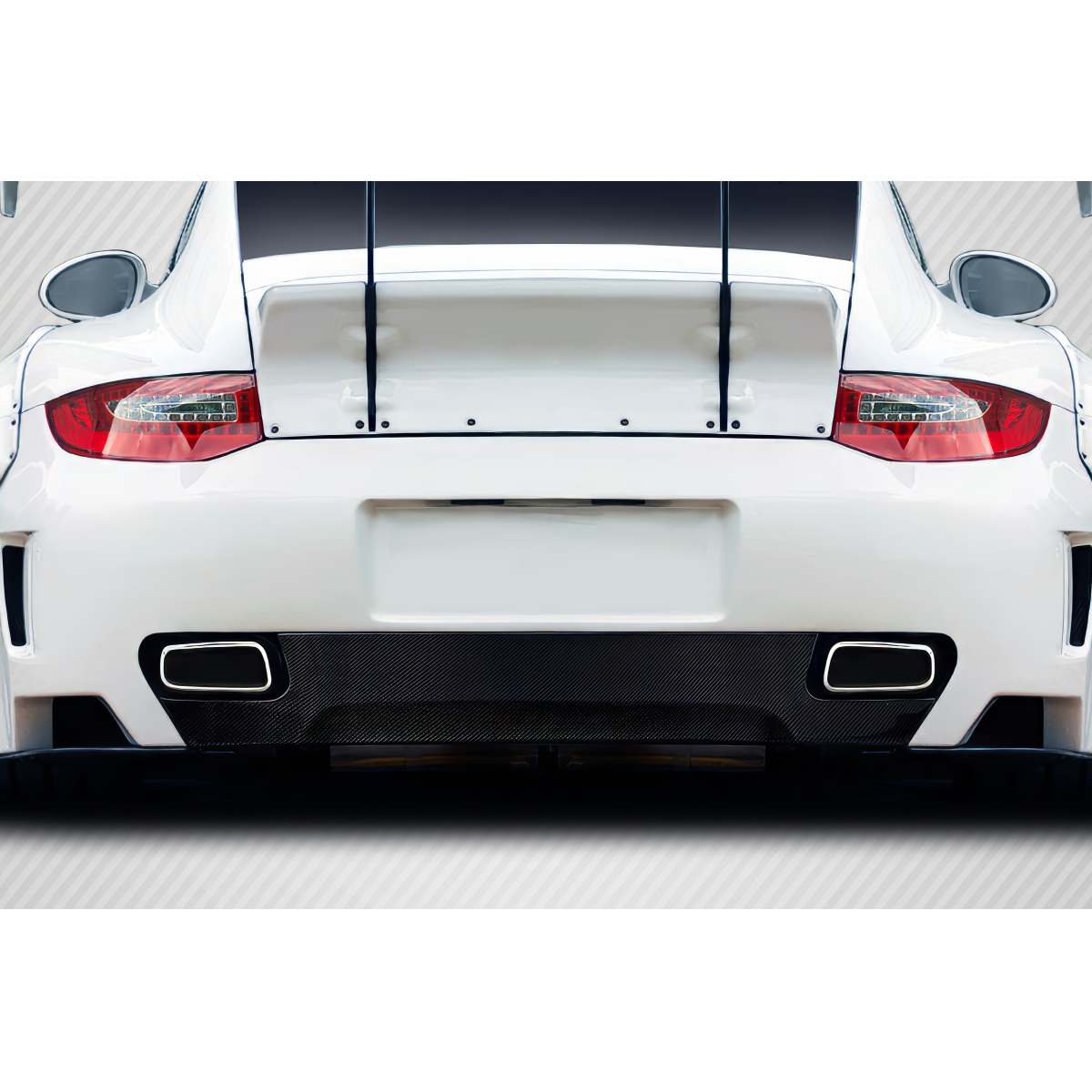 Modify your Porsche 911 2004 with our Exterior/Diffusers - Rear view of a Porsche 911 at an angle