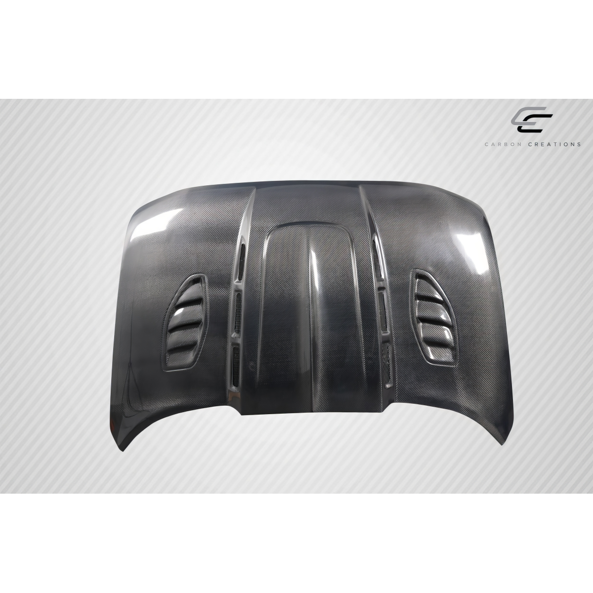 Modify your Jeep Renegade 2015 with our Exterior/Hoods - Image shows hood top view from front angle