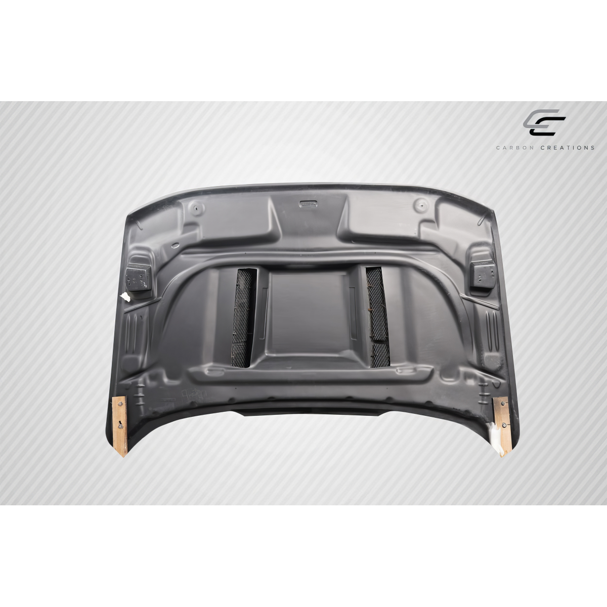 Modify your Jeep Renegade 2015 with our Exterior/Hoods - Part is viewed from above at a flat angle