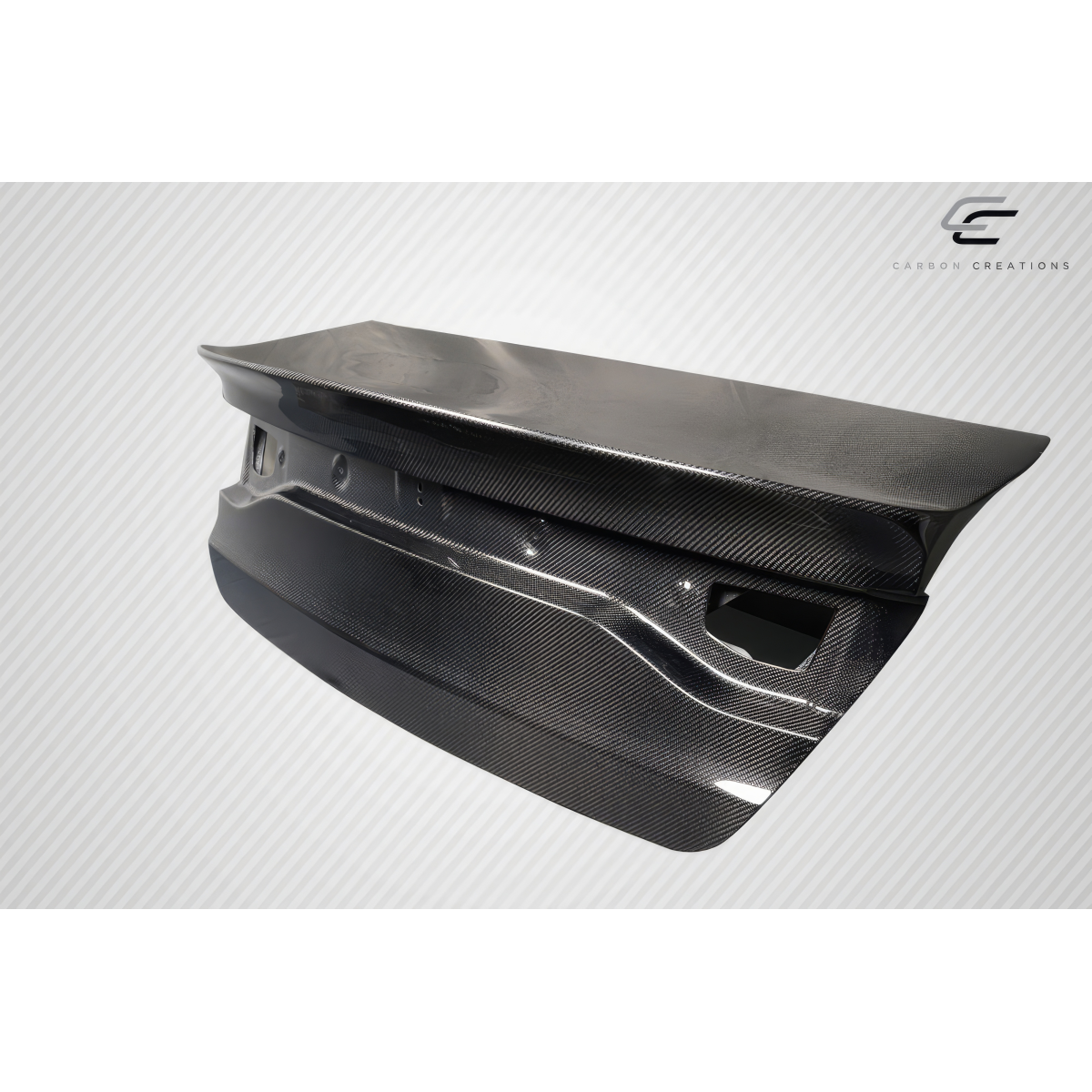 Modify your Dodge Dart 2013 with our Exterior/Trunks - Part shown at a side angle with carbon fiber finish