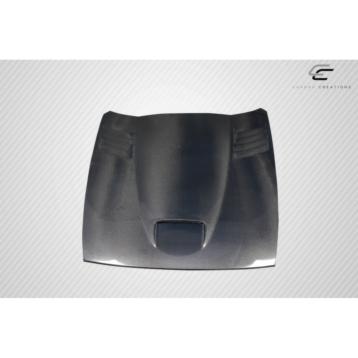 Modify your Dodge Viper 2003 with our Exterior/Hoods - Top down view of the hood at a flat angle