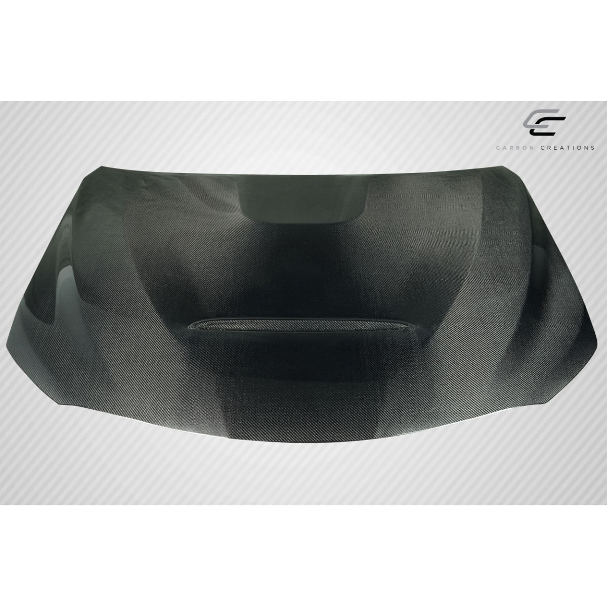 Modify your Toyota Camry 2018 with our Exterior/Hoods - Top down view of car hood part
