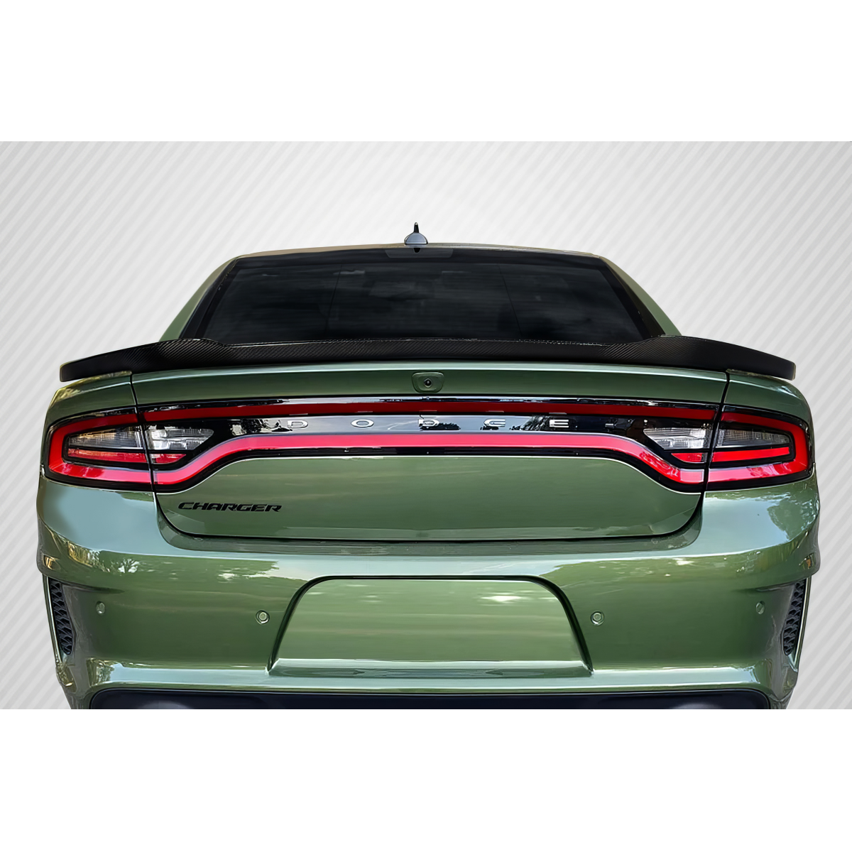 Modify your Dodge Charger 2015 with our Exterior/Wings - Rear view at eye level of the vehicle