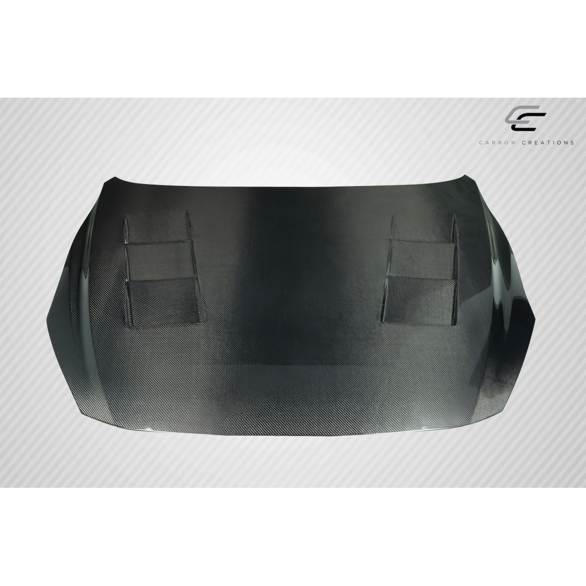 Modify your Mazda 3 2014 with our Exterior/Hoods - Viewed from above at a flat angle