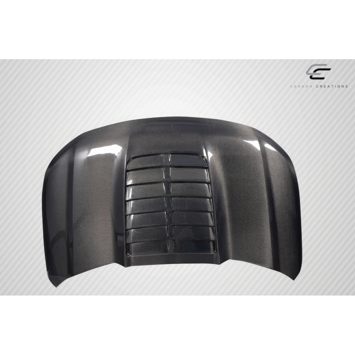 Modify your Ford Explorer 2016 with our Exterior/Hoods - Top down view of the carbon fiber hood