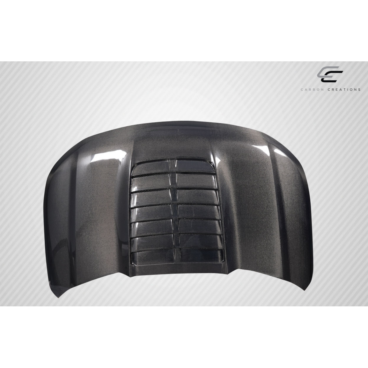 Modify your Ford Explorer 2016 with our Exterior/Hoods - Top down view of the hood at a straight angle