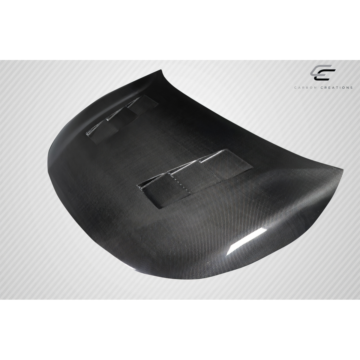 Modify your Toyota Corolla 2019 with our Exterior/Hoods - The part is viewed from a top-down angle