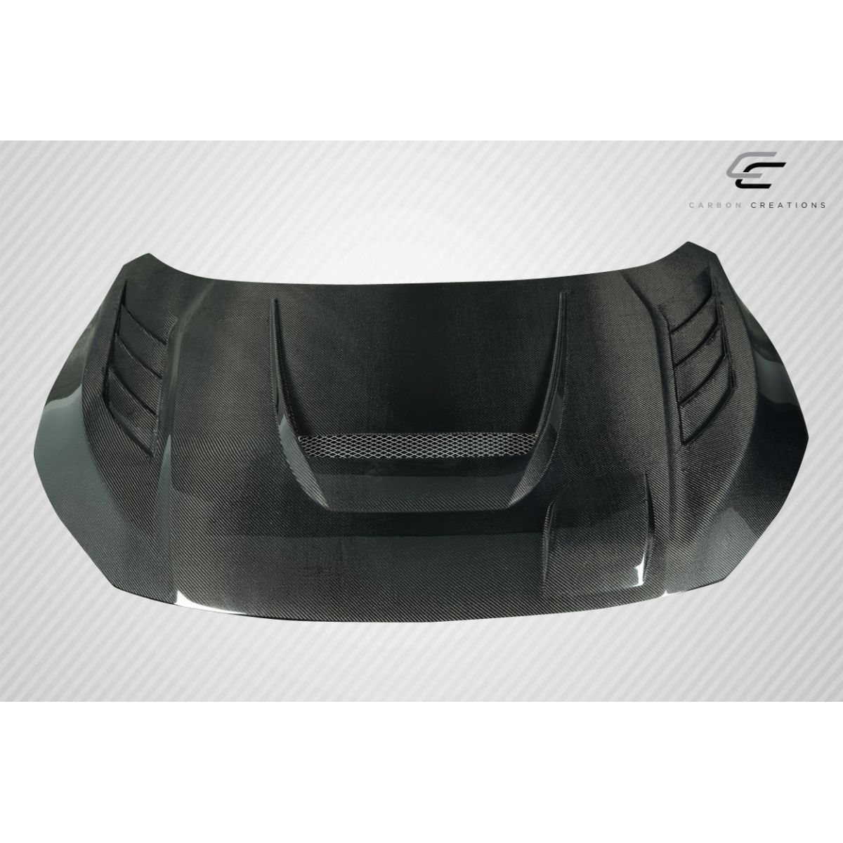 Modify your Honda Civic 2016 with our Exterior/Hoods - Front view angle of the car hood