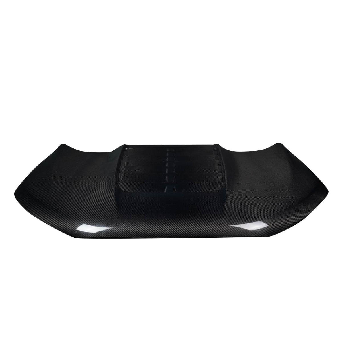 Modify your Ford Edge 2019 with our Exterior/Hoods - Top view angle of the carbon fiber hood