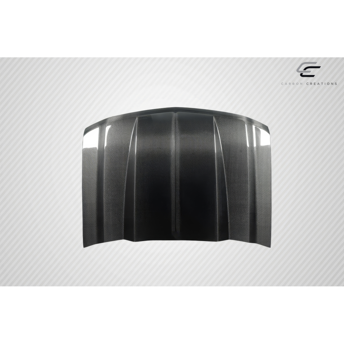 Modify your Chevrolet Silverado 2014 with our Exterior/Hoods - The part is viewed from a front top angle