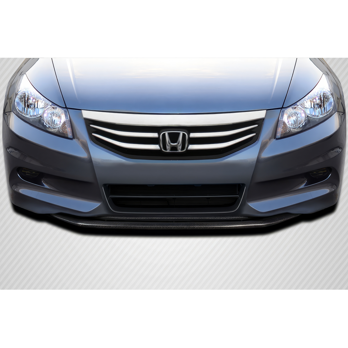 Modify your Honda Accord 2011 with our Exterior/Front Bumpers or Lips - Front view of the car at eye level angle