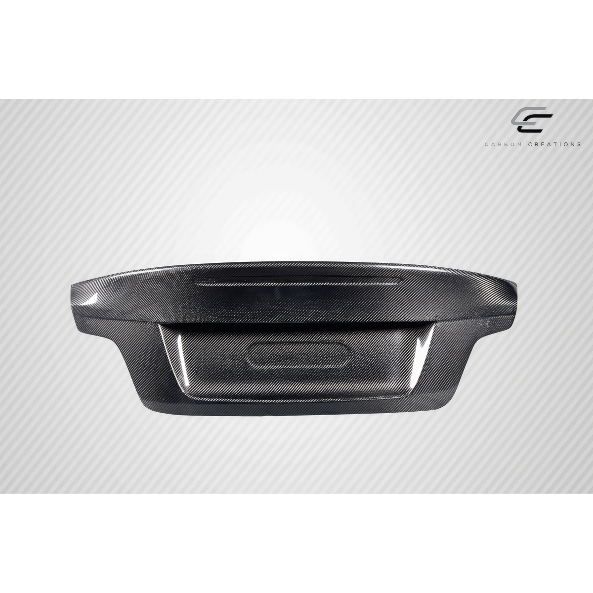 Modify your BMW 1-Series 2008 with our Exterior/Trunks - Top down view of carbon fiber trunk part