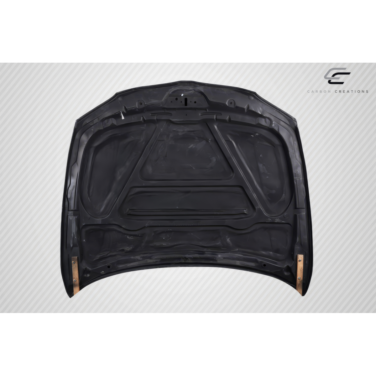 Modify your BMW 1-Series 2008 with our Exterior/Hoods - Part is shown from a top down perspective