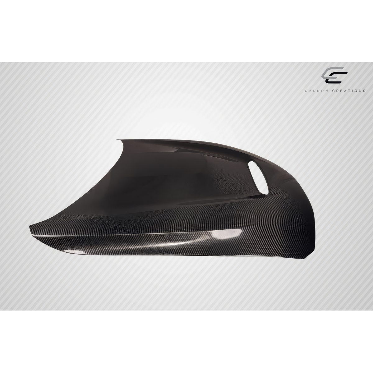 Modify your BMW M3 2014 with our Exterior/Hoods - Angle shows hood from the side perspective