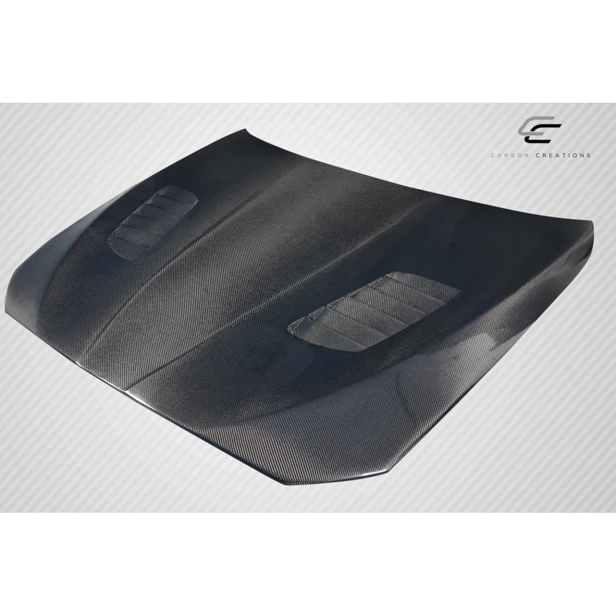 Modify your BMW 5-Series 2011 with our Exterior/Hoods - Part shown from a slightly angled top view