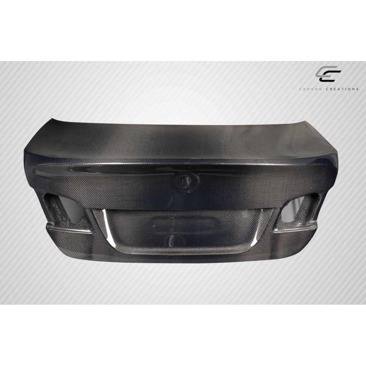 Modify your BMW 5-Series 2011 with our Exterior/Trunks - Front view of carbon fiber trunk part