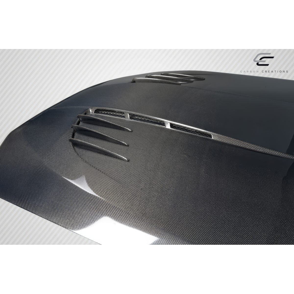 Modify your BMW 5-Series 2017 with our Exterior/Hoods - View from above at a slight angle